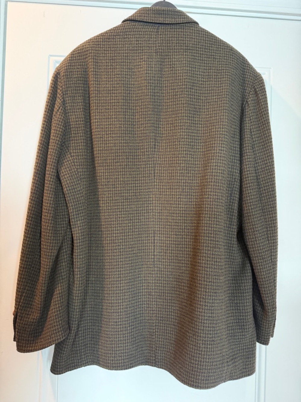 Vintage Le Collezioni Structure Green, Brown, Navy Sport Blazer with Navy Lining - Picture 6 of 10